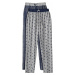 Blancheporte Pyžamové nohavice s pruhmi/s potlačou, rovné nohavice, 2 ks prúžky+potlač ananás