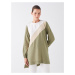 LC Waikiki Crew Neck Color Blocked Long Sleeve Women's Tunic