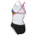 Dámske plavky michael phelps zuglo lady open back multi/black