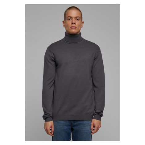 Knitted turtleneck dark grey Urban Classics