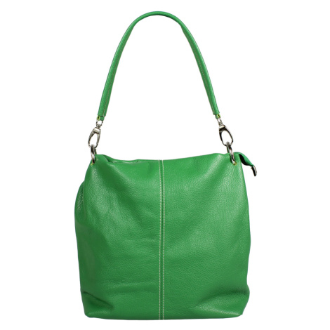 Talianská kožená kabelka Fiora Verde Scura