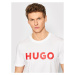 Hugo Tričko Dulivio 50467556 Biela Regular Fit