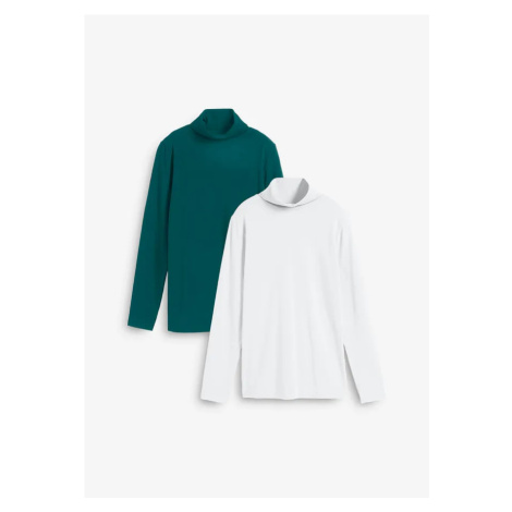 Tričko s dlhým rukávom 2 ks, z čistej bio bavlny bonprix