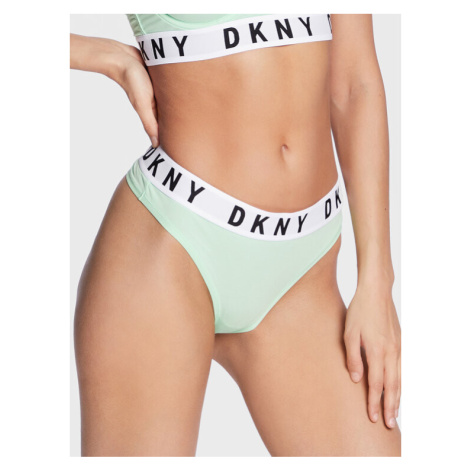 DKNY Stringové nohavičky DK4529 Zelená