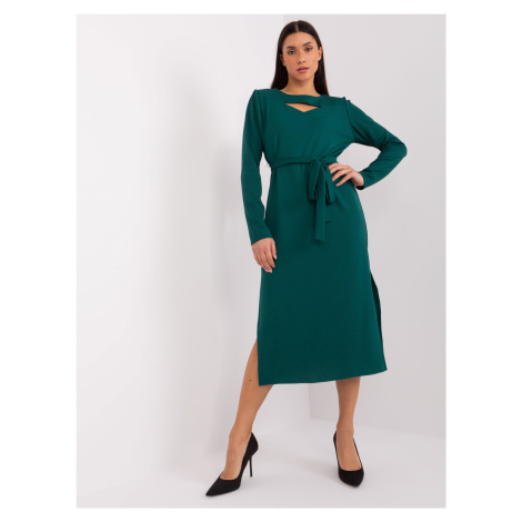 Dress-LK-SK-509447.75P-dark green