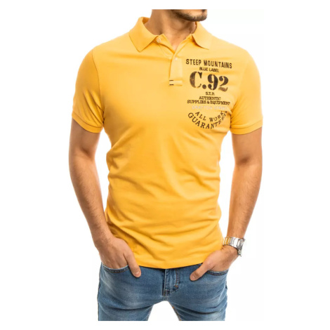 Men's Yellow Polo Shirt Dstreet