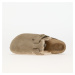 Tenisky Birkenstock Boston Shearling Suede Leather/Fur Taupe