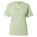 Iriedaily Tričko 'Yoganana'  pastelovo zelená / zmiešané farby