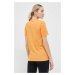 Tréningové tričko Reebok Workout Ready oranžová farba