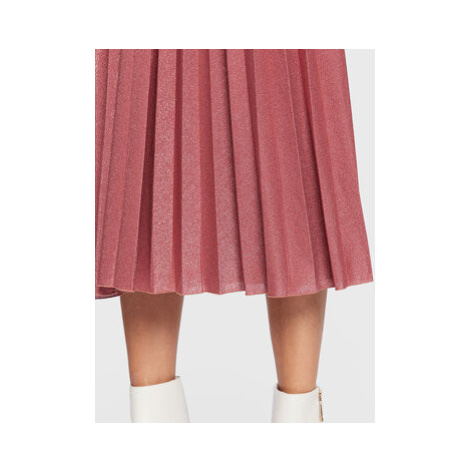 Rinascimento Koktejlové šaty CFC0111400003 Ružová Regular Fit