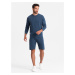 Ombre Men's sweatshirt set sweatshirt + shorts