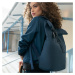 Rolovací batoh Reisenthel Rolltop backpack Herringbone dark blue