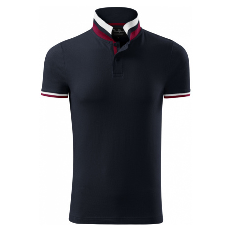 Malfini premium Collar up Pánska polokošeľa 256 Dark navy