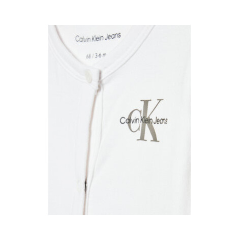 Calvin Klein Jeans Dupačky Monogram IN0IN00034 Biela Regular Fit