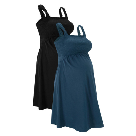 Materské šaty z bio bavlny (2 ks v balení) bonprix