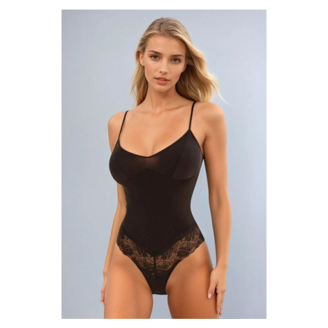 Dámske body na ramienka Biya čierne Kalimo