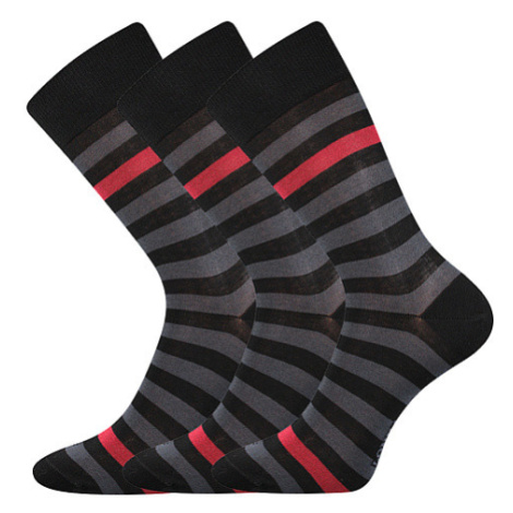 Ponožky LONKA Demertz čierne 3 páry 113909