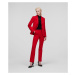 Nohavice Karl Lagerfeld Punto Pants Červená