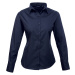 Premier Workwear Dámska košeľa s dlhým rukávom PR300 Navy -ca. Pantone 2766