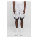 Striped Mesh Shorts - White/Black