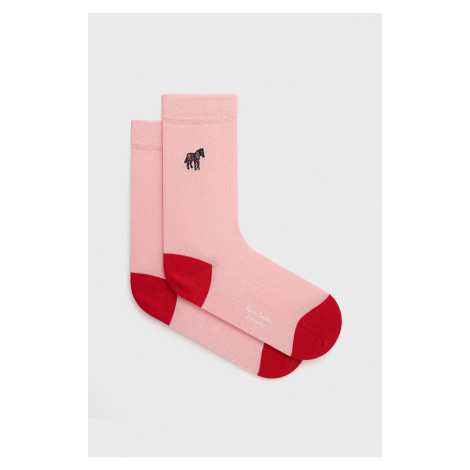 Ponožky Paul Smith dámske, ružová farba