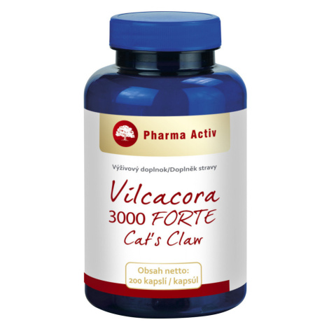 PHARMA ACTIV Vilcacora 3000 Forte Cat´s Claw 200 kapsúl