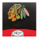47 Brand Šiltovka NHL Chicago Blackhawks Sure Shot TT Snapback '47 MVP HVIN-SUMTT04WBP-BK94 Čier