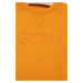 Detská mikina Guess oranžová farba, jednofarebná