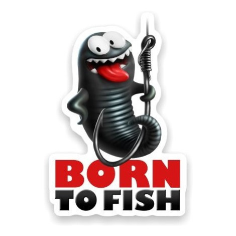 4anglersdesign samolepka  07 born to fish