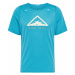 NIKE Funkčné tričko 'Rise 365 Trail'  béžová / azúrová / biela
