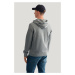 MIKINA GANT REG SHIELD FULL ZIP HOODIE GREY MELANGE