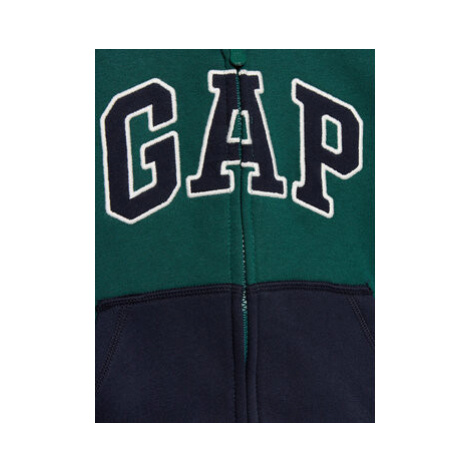 Gap Mikina 773349-01 Zelená Regular Fit