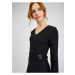 Šaty na denné nosenie pre ženy Armani Exchange - čierna
