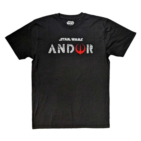 Star Wars tričko Andor Logo Čierna