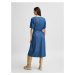 Selected Femme Petite Košeľové šaty 'SLFCLARISA'  nebesky modrá