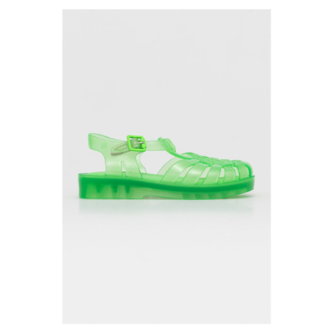 Detské sandále Melissa zelená farba