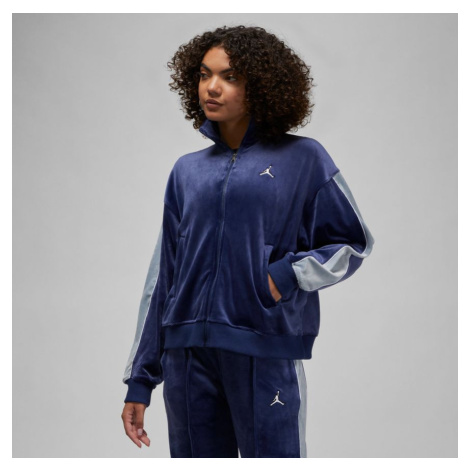 Jordan Flight Wmns Velour Full-Zip - Dámske - Mikina Jordan - Modré - DV1396-410