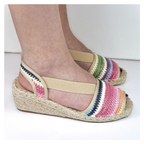 Dámske farebné sandále NUBA COMER