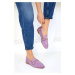 Soho Lilac Suede Women's Flats 18930