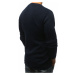 Vzorovaný pánsky modrý sveter wx1116