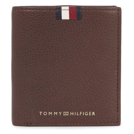 Tommy Hilfiger Pánska peňaženka Th Corp Leather Trifold AM0AM11597 Hnedá