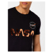 ALPHA INDUSTRIES Tričko 'NASA'  zlatá / oranžová / čierna / biela