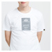 Alpha Industries Reflective Label Tee White