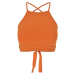 Women's triangle top vintage orange