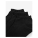 Súprava troch párov pánskych ponožiek v čiernej farbe SAM 73 Invercargill