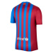 Nike FC BARCELONA 2021/22 HOME Pánske futbalové tričko, červená, veľkosť