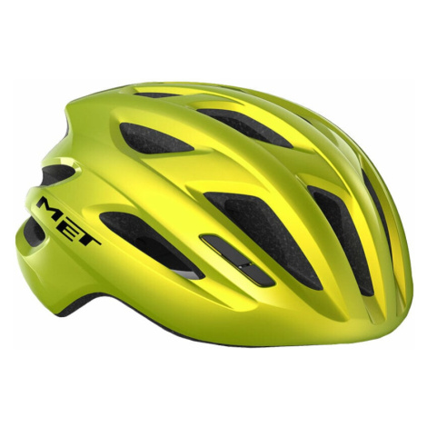 MET Idolo Lime Yellow Metallic/Glossy Prilba na bicykel