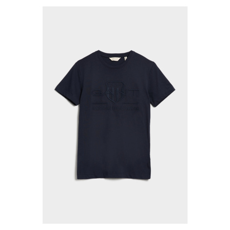 TRIČKO GANT TONAL SHIELD T-SHIRT EVENING BLUE