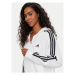 Adidas Mikina Essentials 3-Stripes French Terry IK8387 Biela Loose Fit