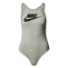 Nike Sportswear Košeľové body  sivá melírovaná / čierna